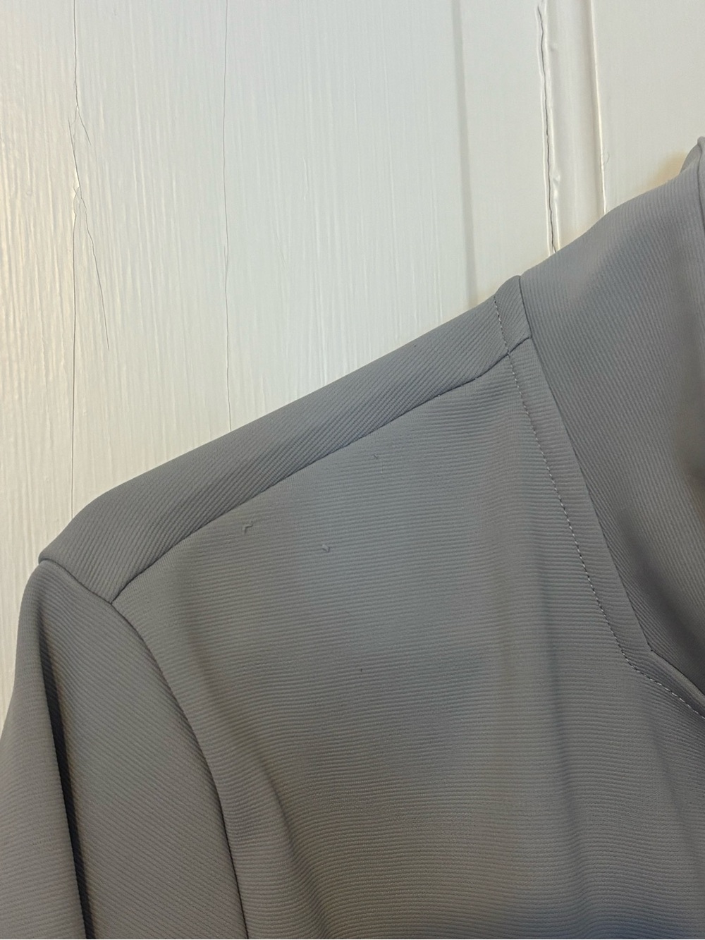 32 Degrees Light Gray Full-Zip Shirt Jacket - Picture 5 of 5